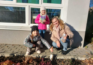 Zdjęcie przedstawia prace ogrodowe