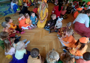 grupa Biedronek z panią Justynką