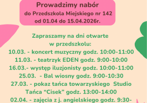 Zdjęcie przedstawia zaproszenie na dni otwarte