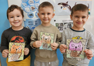 kocie prace plsatyczne