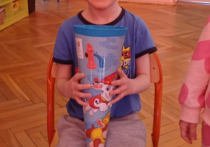 Igor pozuje do zdjęcia